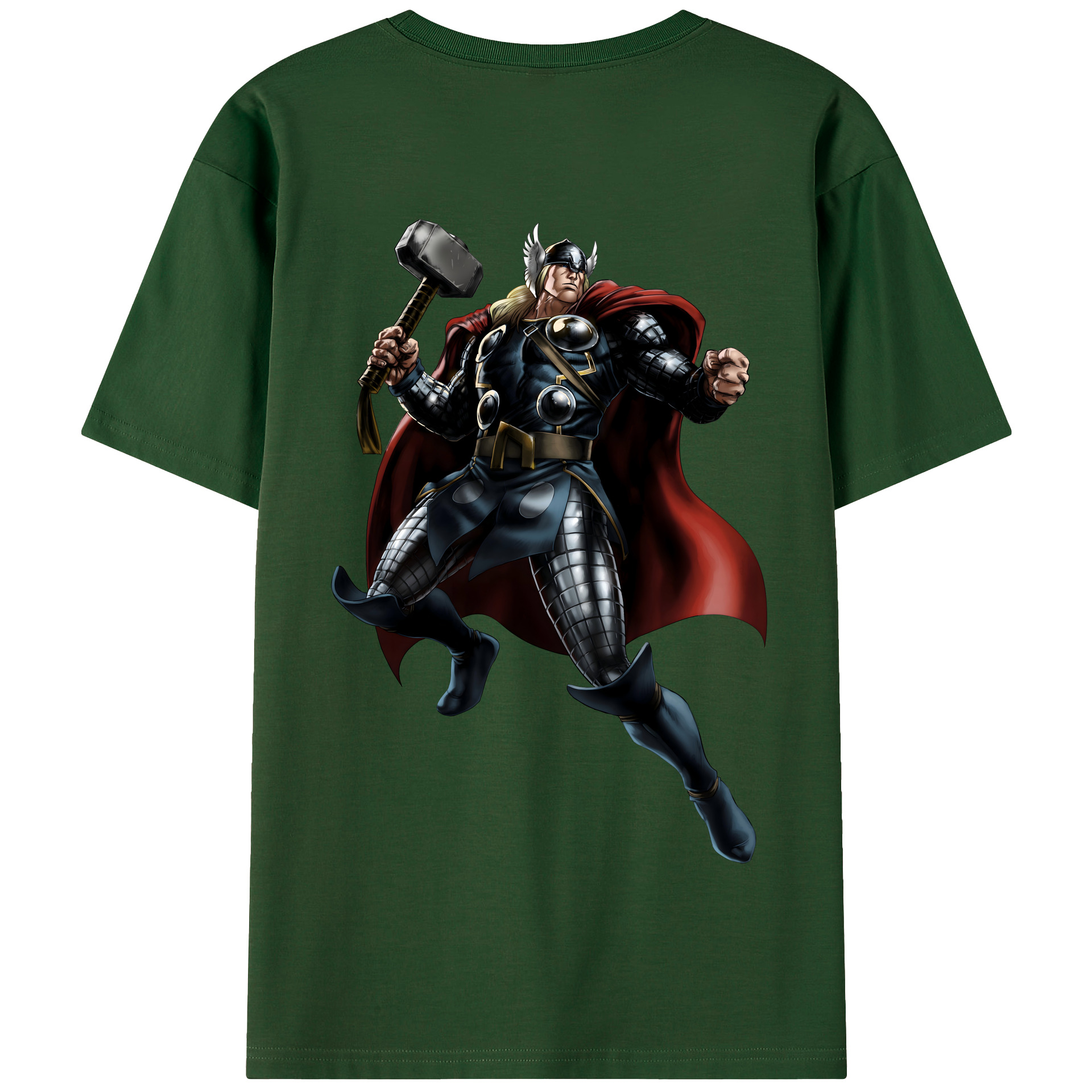 （画像用） アベンジャーズ The Avengers 綿100％半袖Tシャツ（背面プリント）